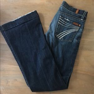 7 for all mankind Dojo Flare Jeans